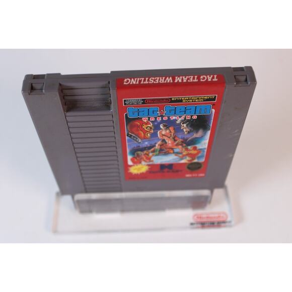 Tag Team Wrestling (Nintendo NES) Authentic, game cart only, tested/works - Picture 2 of 8